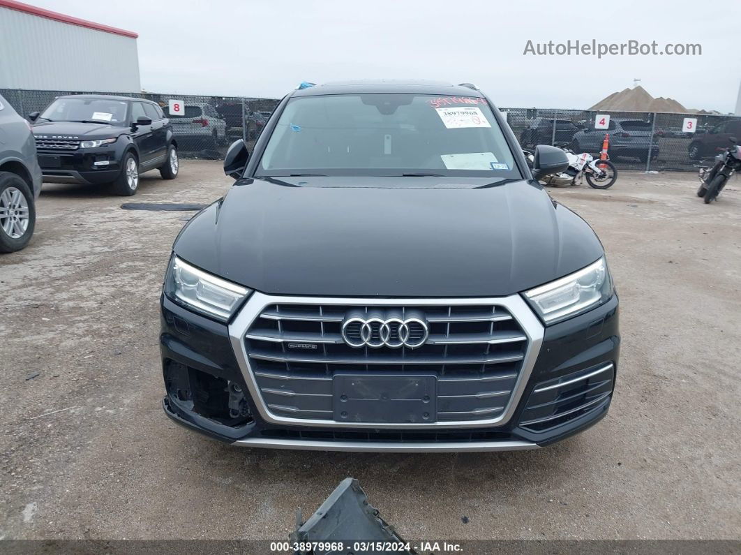 2018 Audi Q5 2.0t Premium/2.0t Tech Premium Черный vin: WA1ANAFY1J2014871