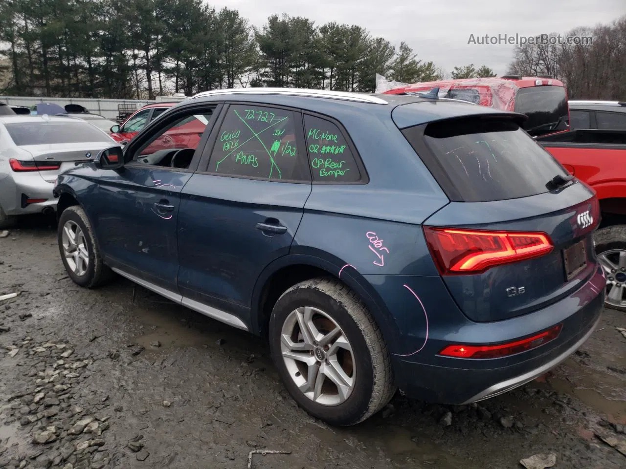 2018 Audi Q5 Premium Blue vin: WA1ANAFY1J2021576