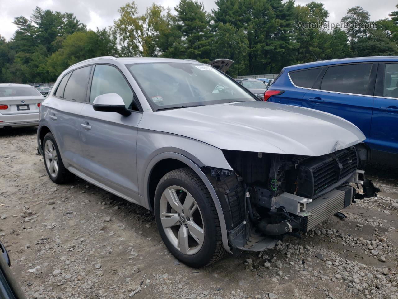 2018 Audi Q5 Premium Silver vin: WA1ANAFY1J2196085