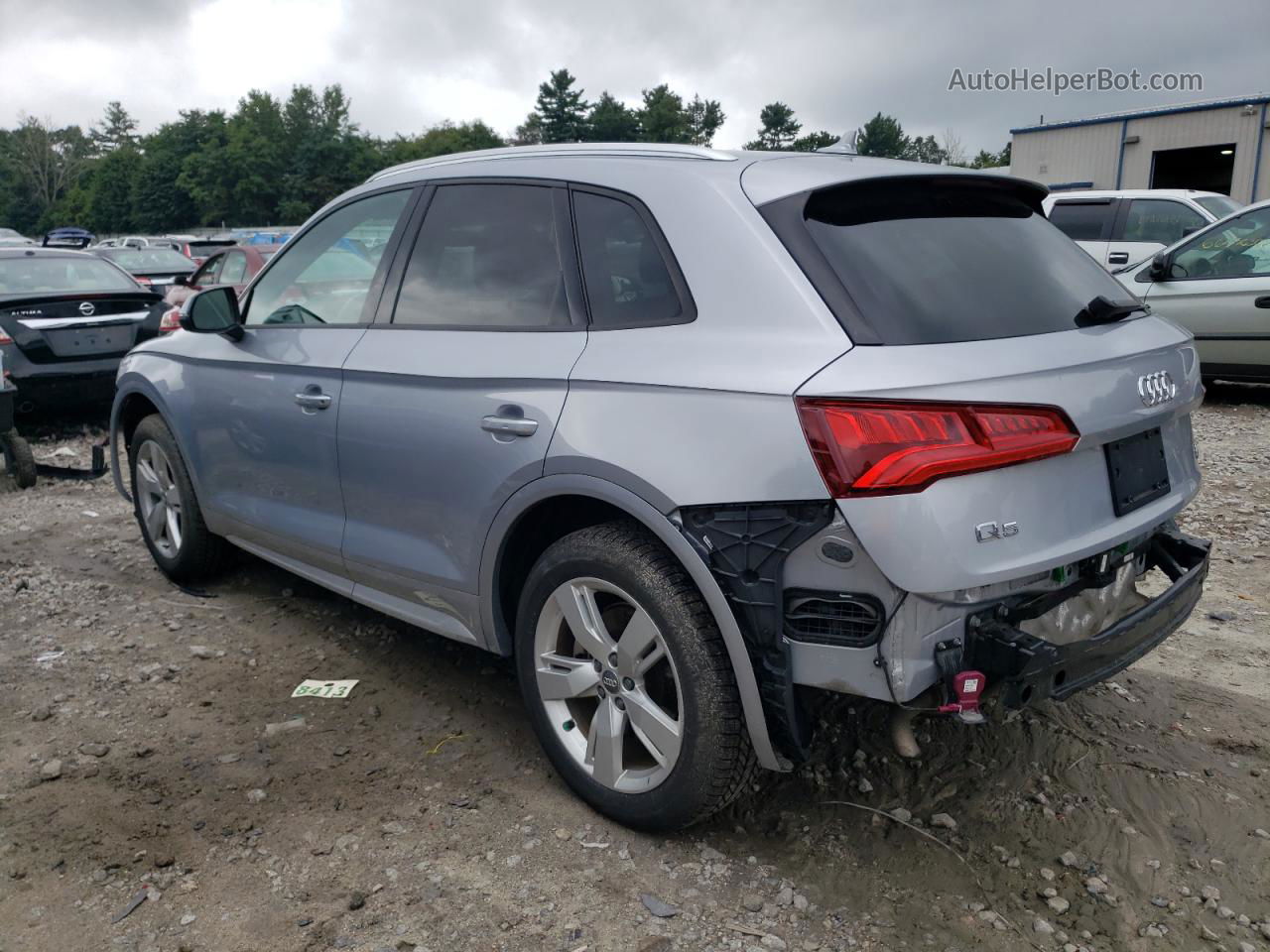 2018 Audi Q5 Premium Silver vin: WA1ANAFY1J2196085