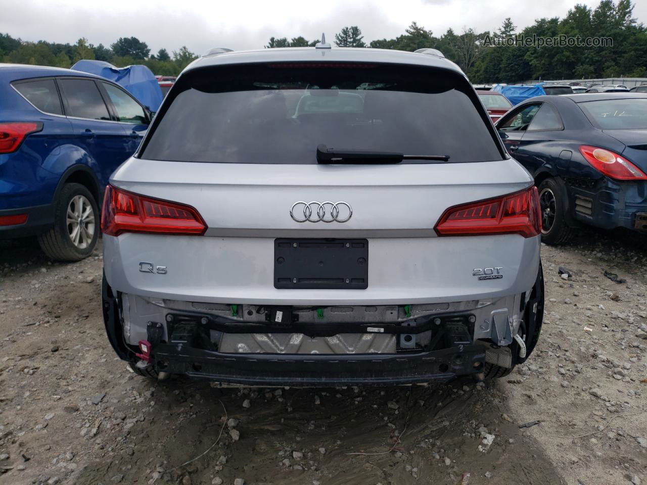 2018 Audi Q5 Premium Серебряный vin: WA1ANAFY1J2196085