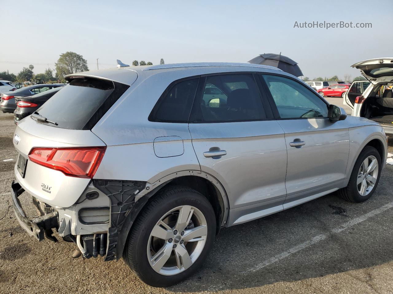 2018 Audi Q5 Premium Silver vin: WA1ANAFY1J2199696