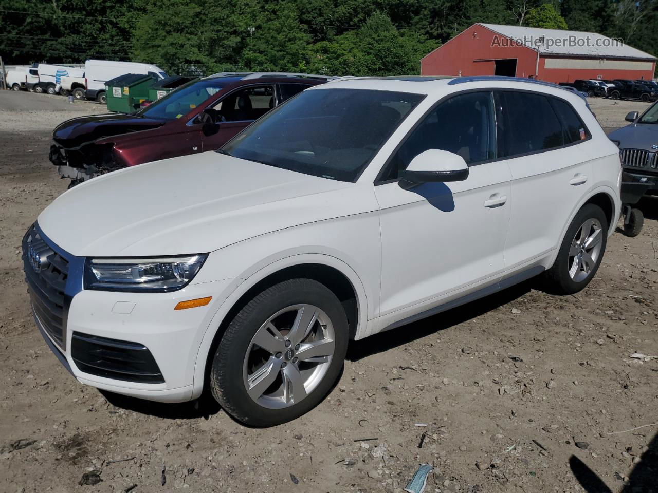 2018 Audi Q5 Premium White vin: WA1ANAFY2J2052142