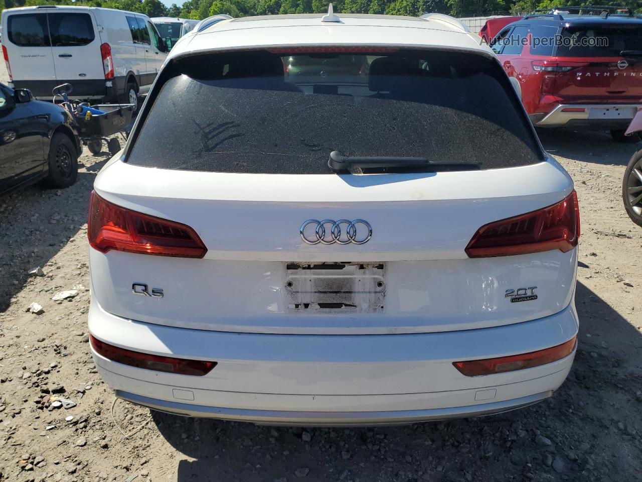 2018 Audi Q5 Premium White vin: WA1ANAFY2J2052142