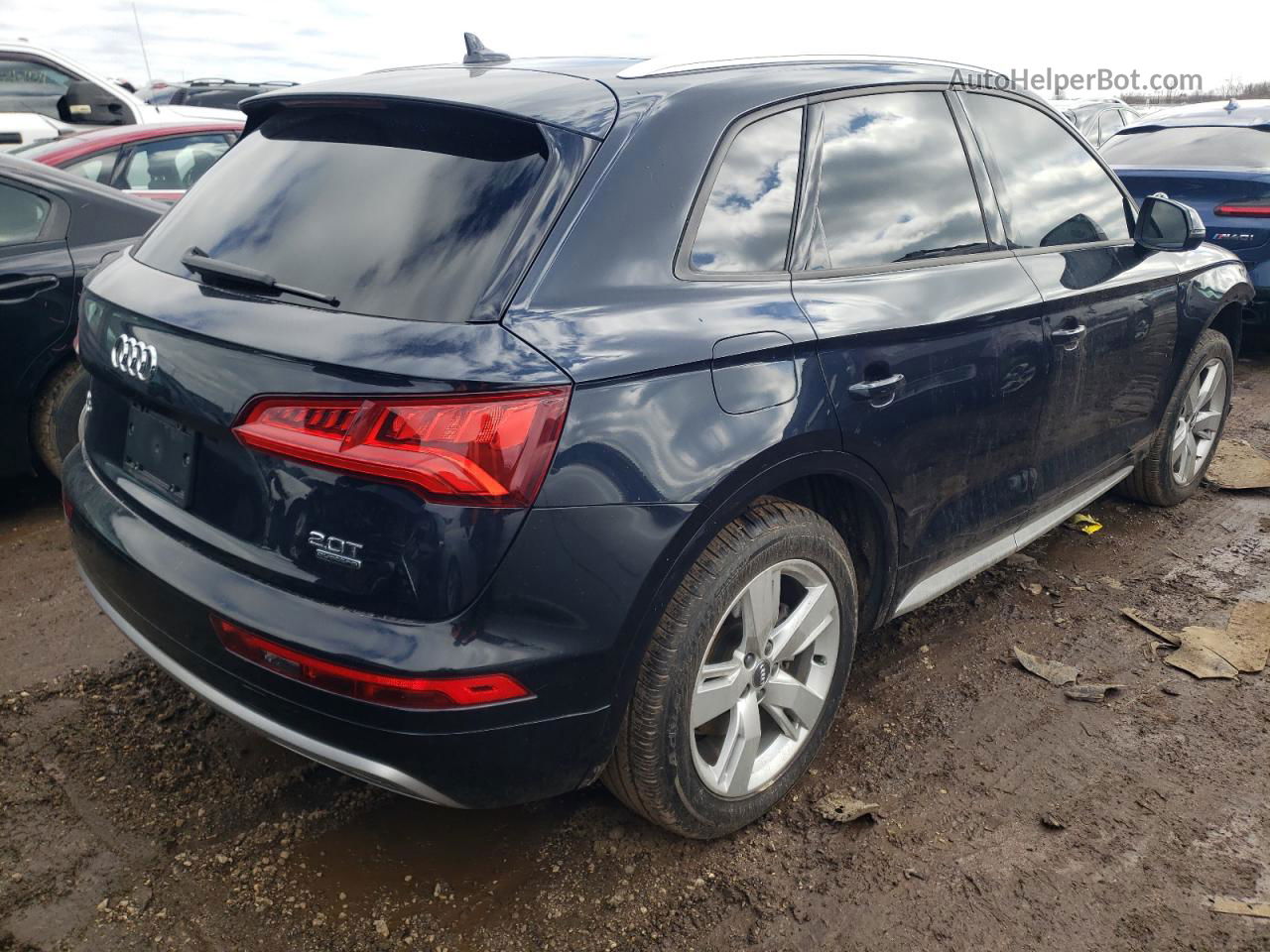 2018 Audi Q5 Premium Синий vin: WA1ANAFY2J2232463