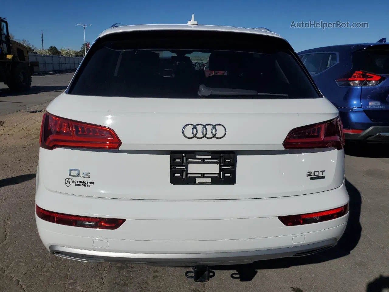 2018 Audi Q5 Premium White vin: WA1ANAFY3J2007422