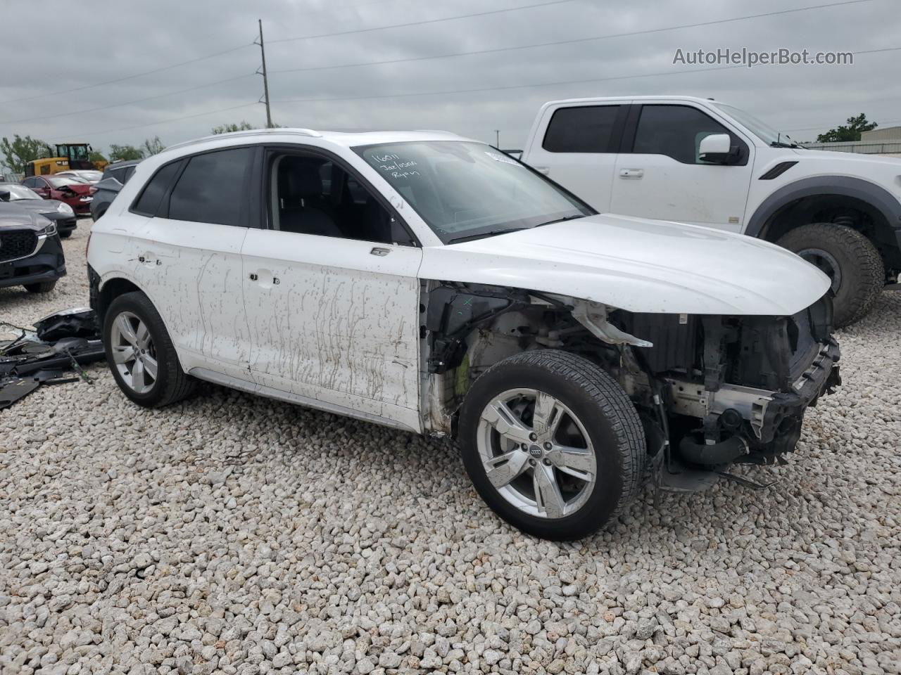 2018 Audi Q5 Premium White vin: WA1ANAFY3J2017223