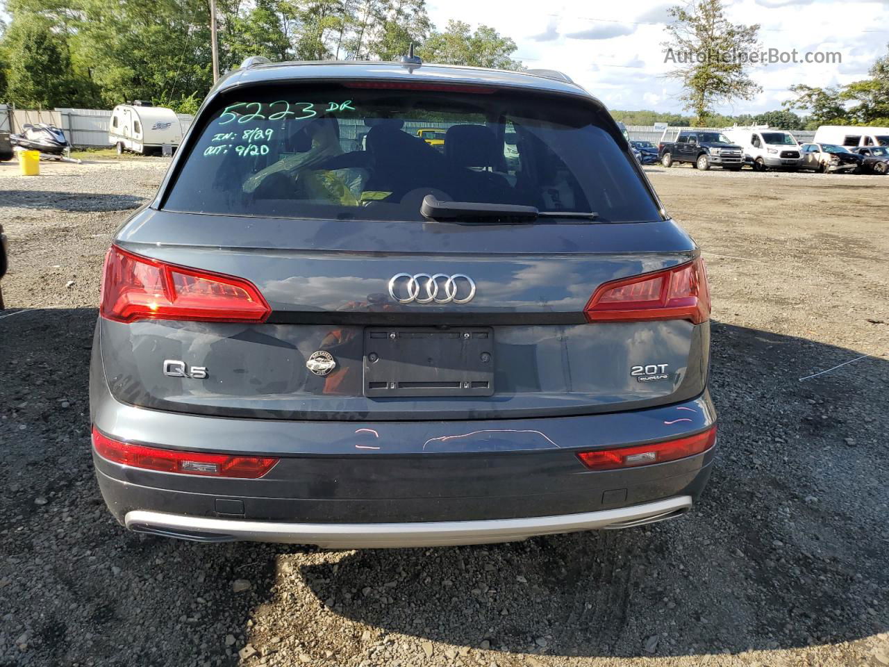 2018 Audi Q5 Premium Gray vin: WA1ANAFY4J2102149