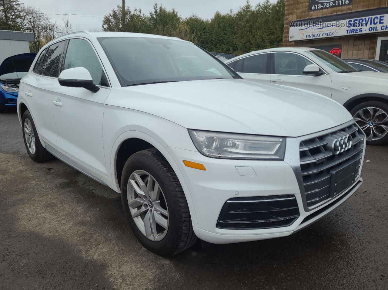 2018 Audi Q5 Premium White vin: WA1ANAFY4J2175229