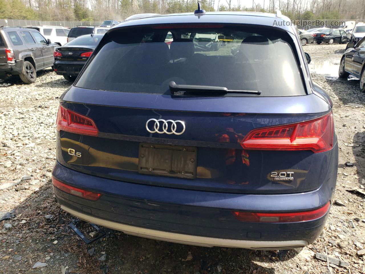 2018 Audi Q5 Premium Blue vin: WA1ANAFY7J2005883