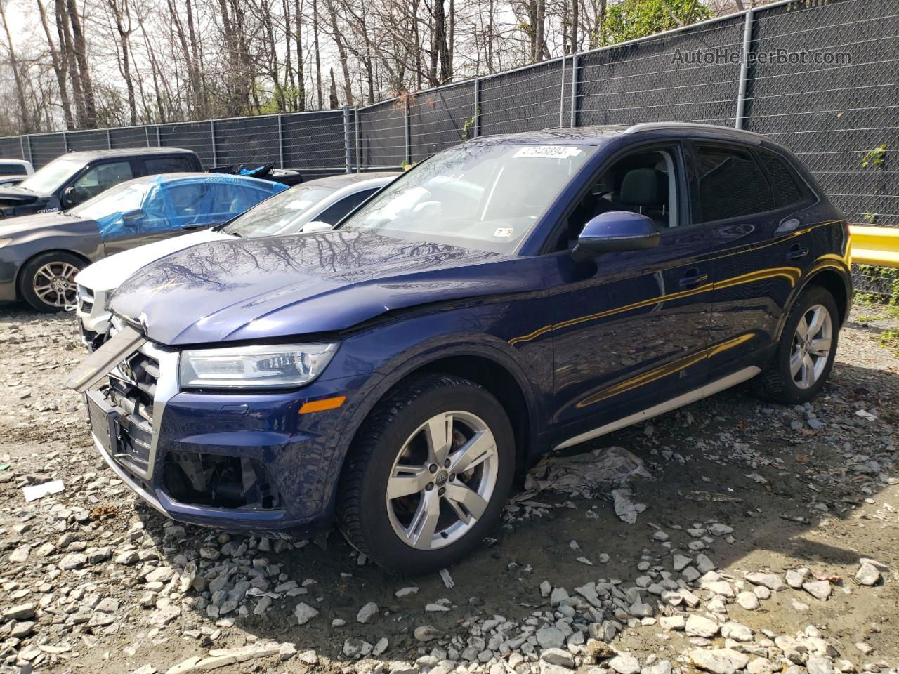 2018 Audi Q5 Premium Blue vin: WA1ANAFY7J2005883