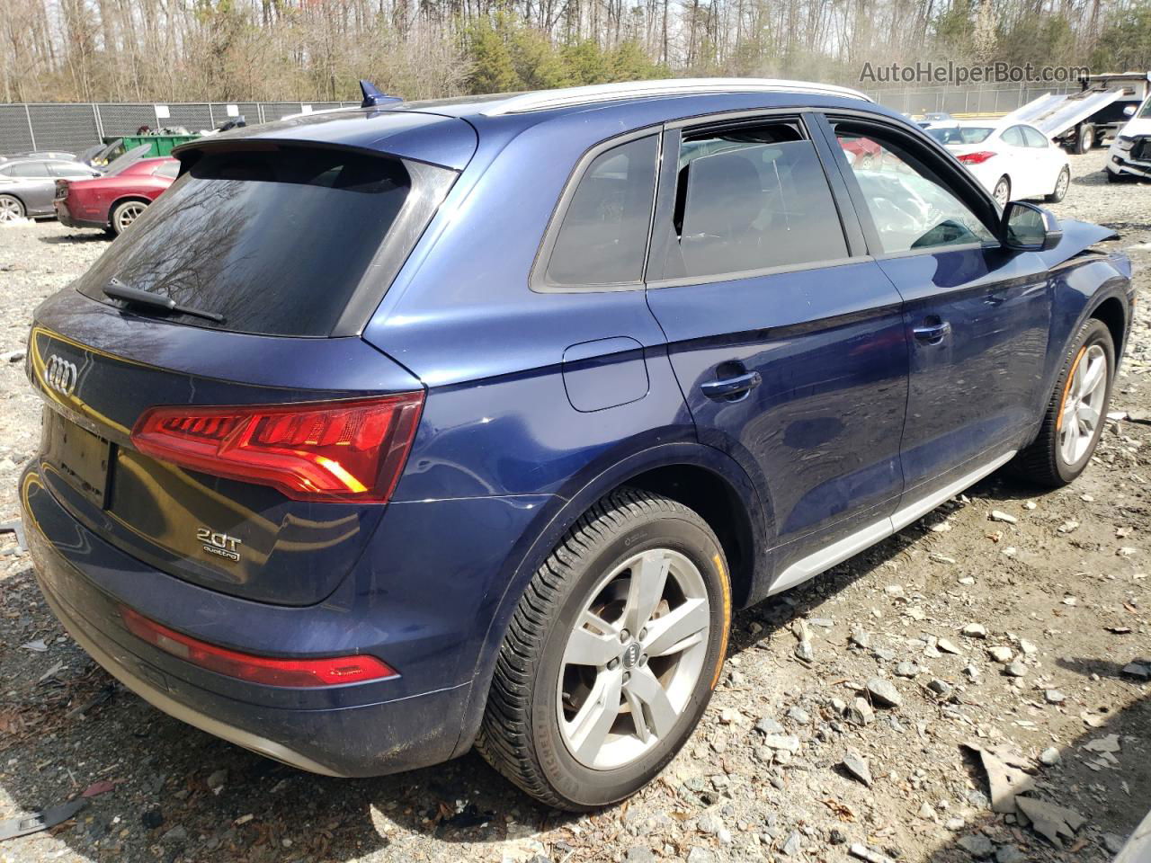 2018 Audi Q5 Premium Blue vin: WA1ANAFY7J2005883