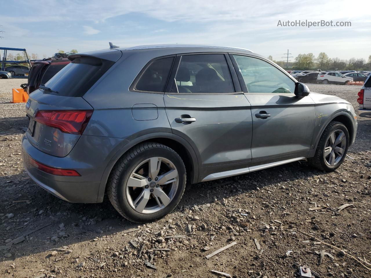 2018 Audi Q5 Premium Gray vin: WA1ANAFY7J2016608