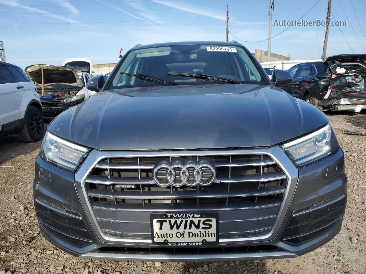 2018 Audi Q5 Premium Gray vin: WA1ANAFY7J2016608