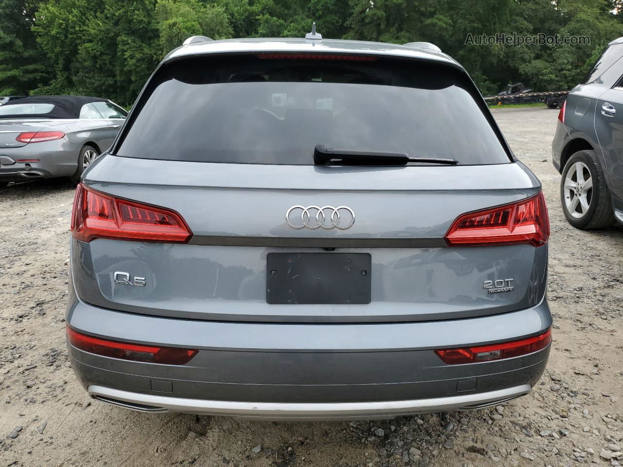 2018 Audi Q5 Premium Gray vin: WA1ANAFY7J2016916