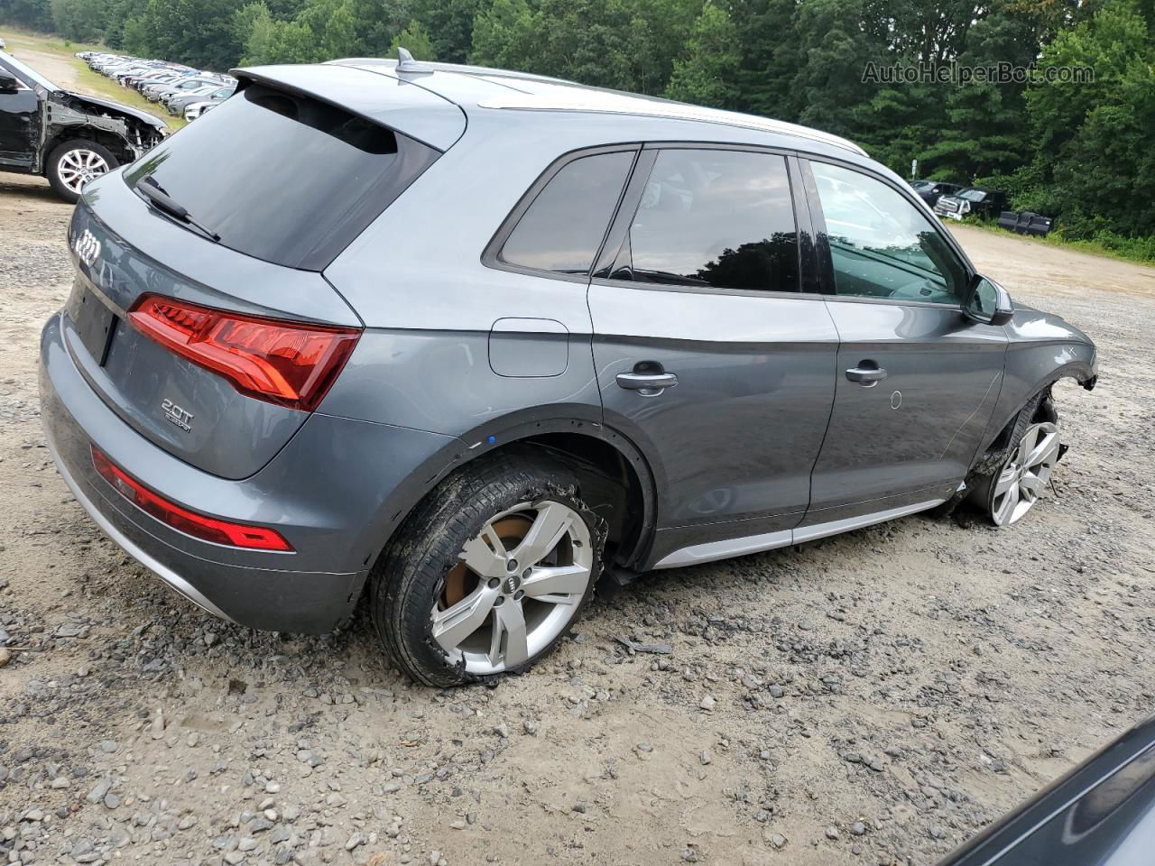 2018 Audi Q5 Premium Gray vin: WA1ANAFY7J2016916