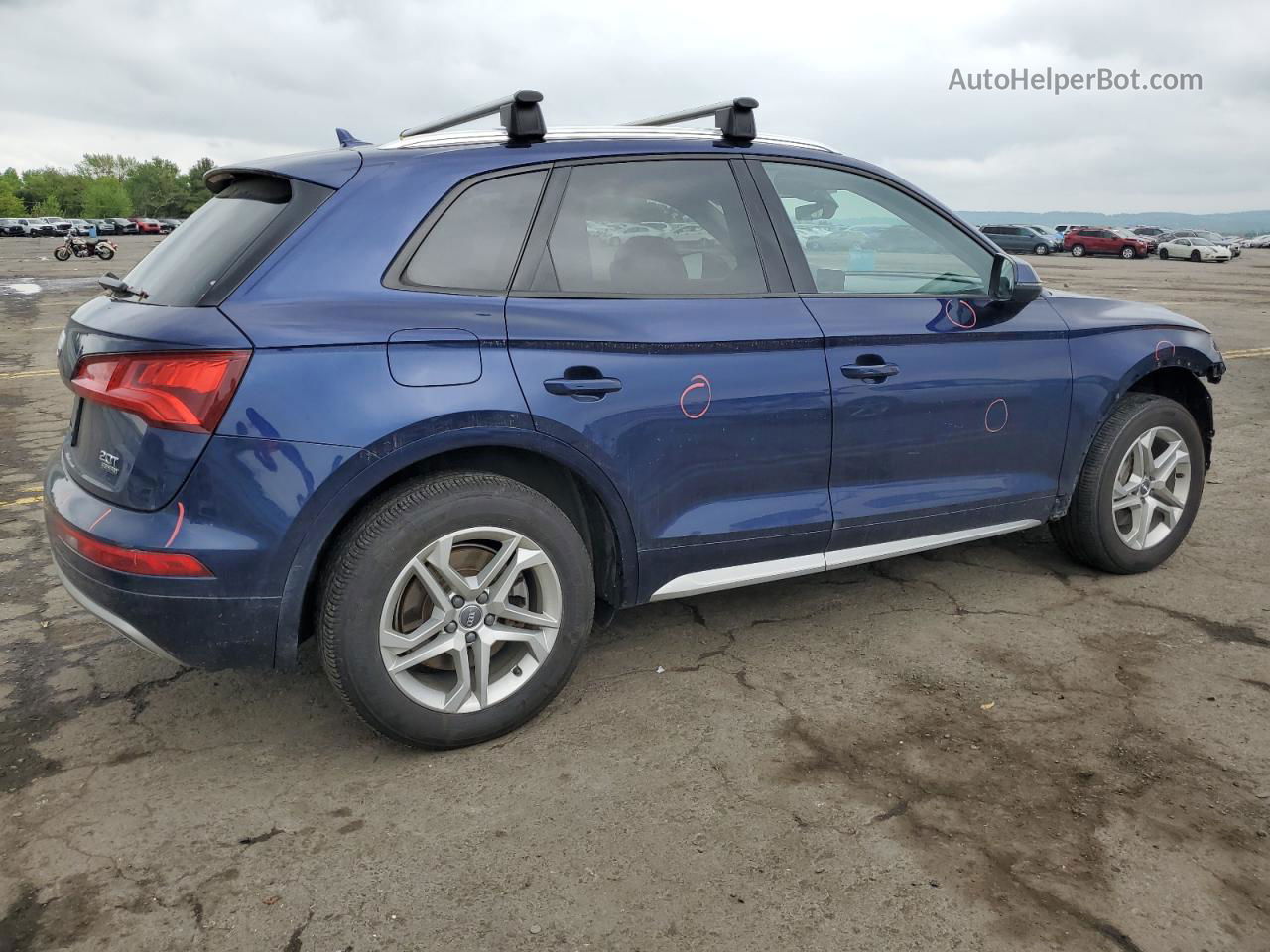 2018 Audi Q5 Premium Blue vin: WA1ANAFY7J2031643