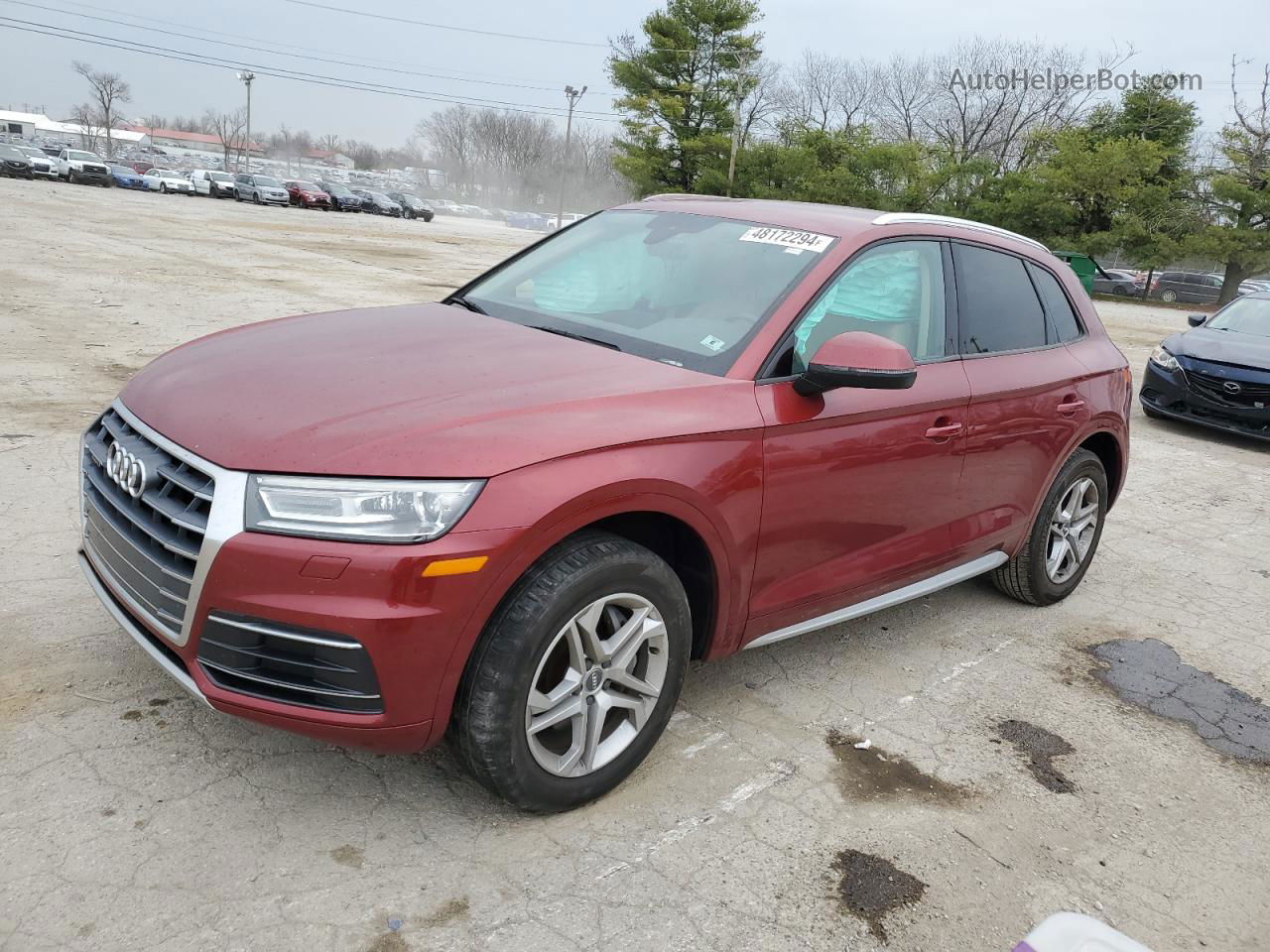 2018 Audi Q5 Premium Maroon vin: WA1ANAFY7J2094161