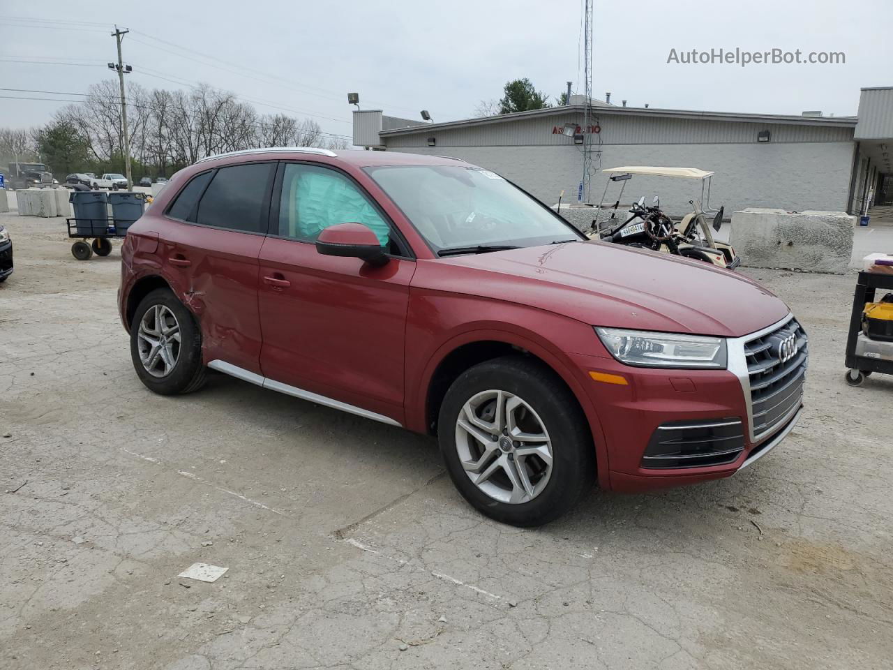 2018 Audi Q5 Premium Maroon vin: WA1ANAFY7J2094161