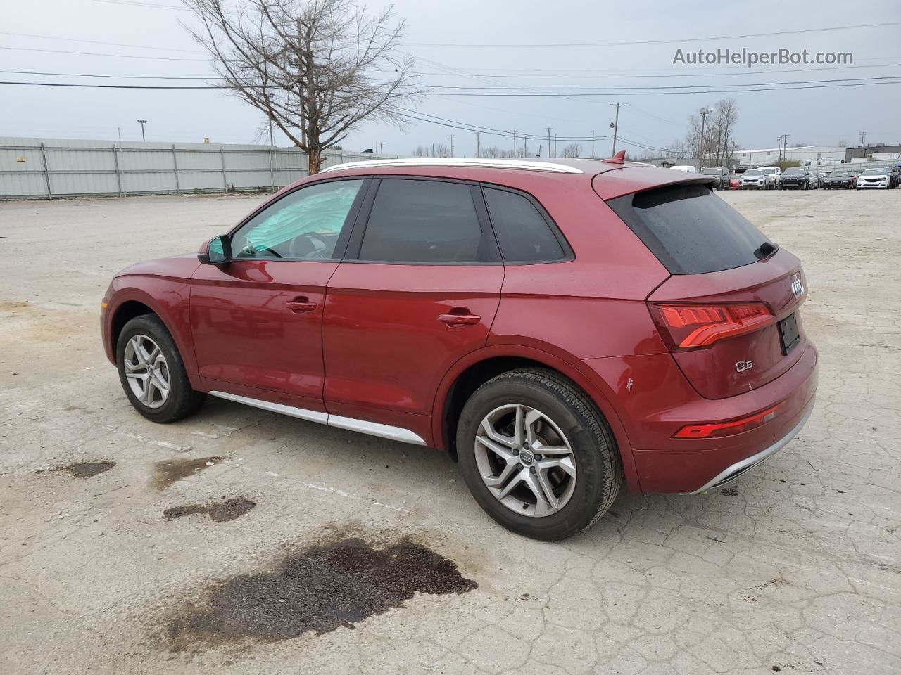 2018 Audi Q5 Premium Maroon vin: WA1ANAFY7J2094161