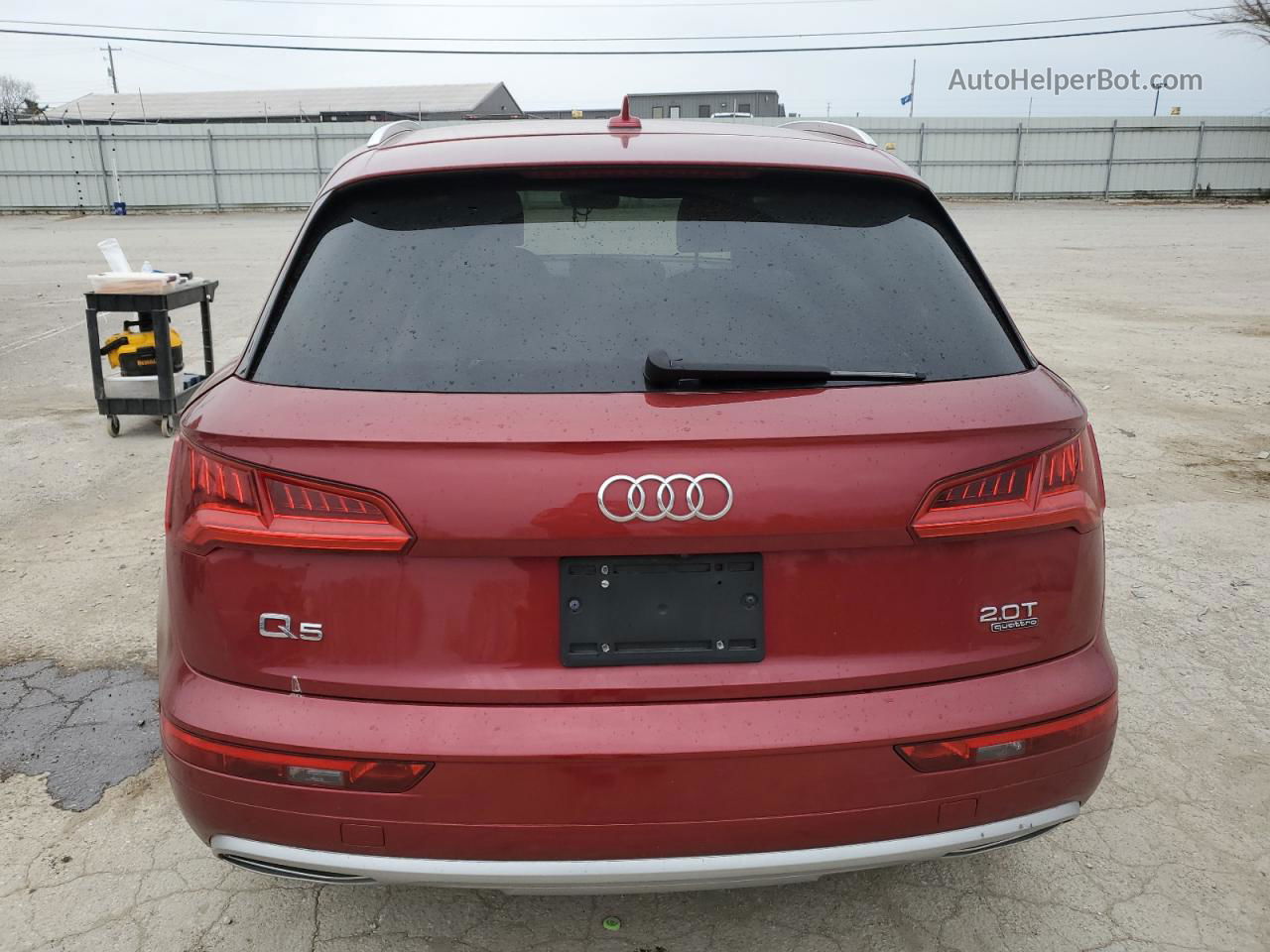 2018 Audi Q5 Premium Maroon vin: WA1ANAFY7J2094161