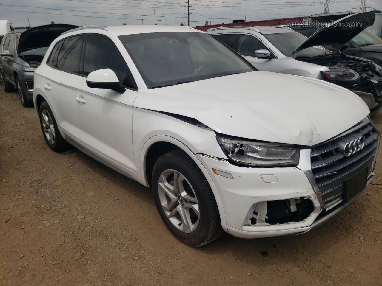 2018 Audi Q5 Premium White vin: WA1ANAFY7J2119625