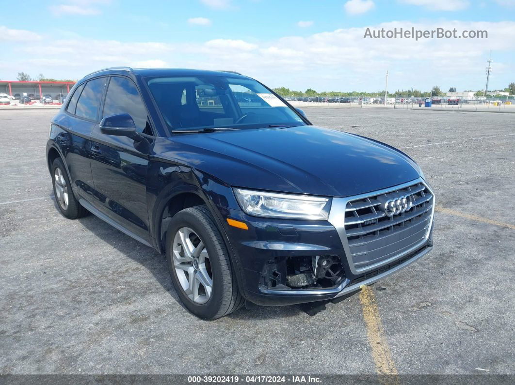 2018 Audi Q5 2.0t Premium/2.0t Tech Premium Dark Blue vin: WA1ANAFY8J2022899