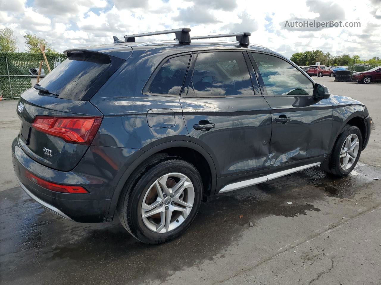 2018 Audi Q5 Premium Gray vin: WA1ANAFY8J2204666