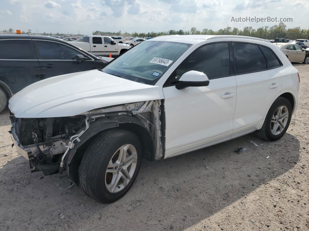 2018 Audi Q5 Premium White vin: WA1ANAFY8J2221161