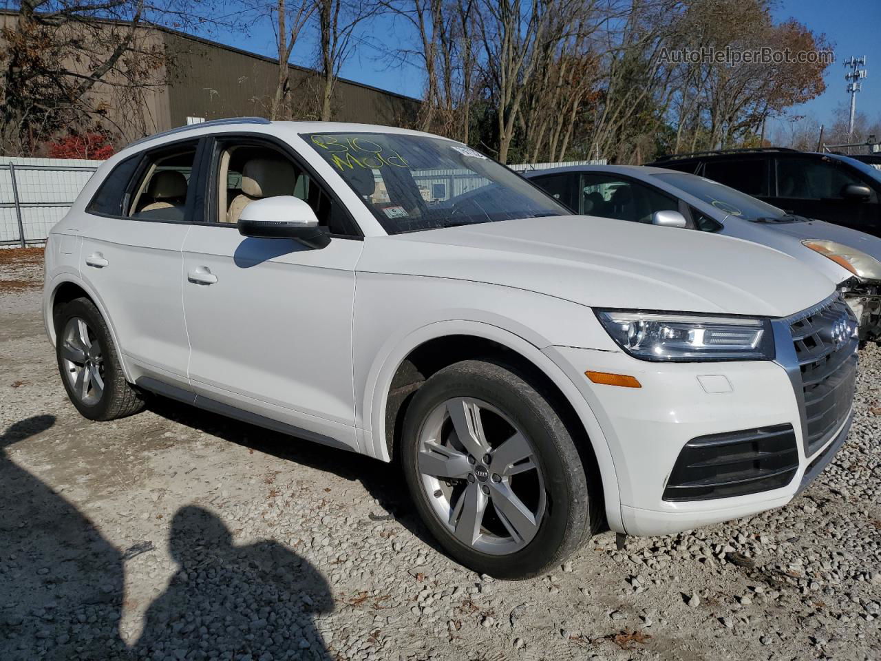 2018 Audi Q5 Premium White vin: WA1ANAFY9J2008557