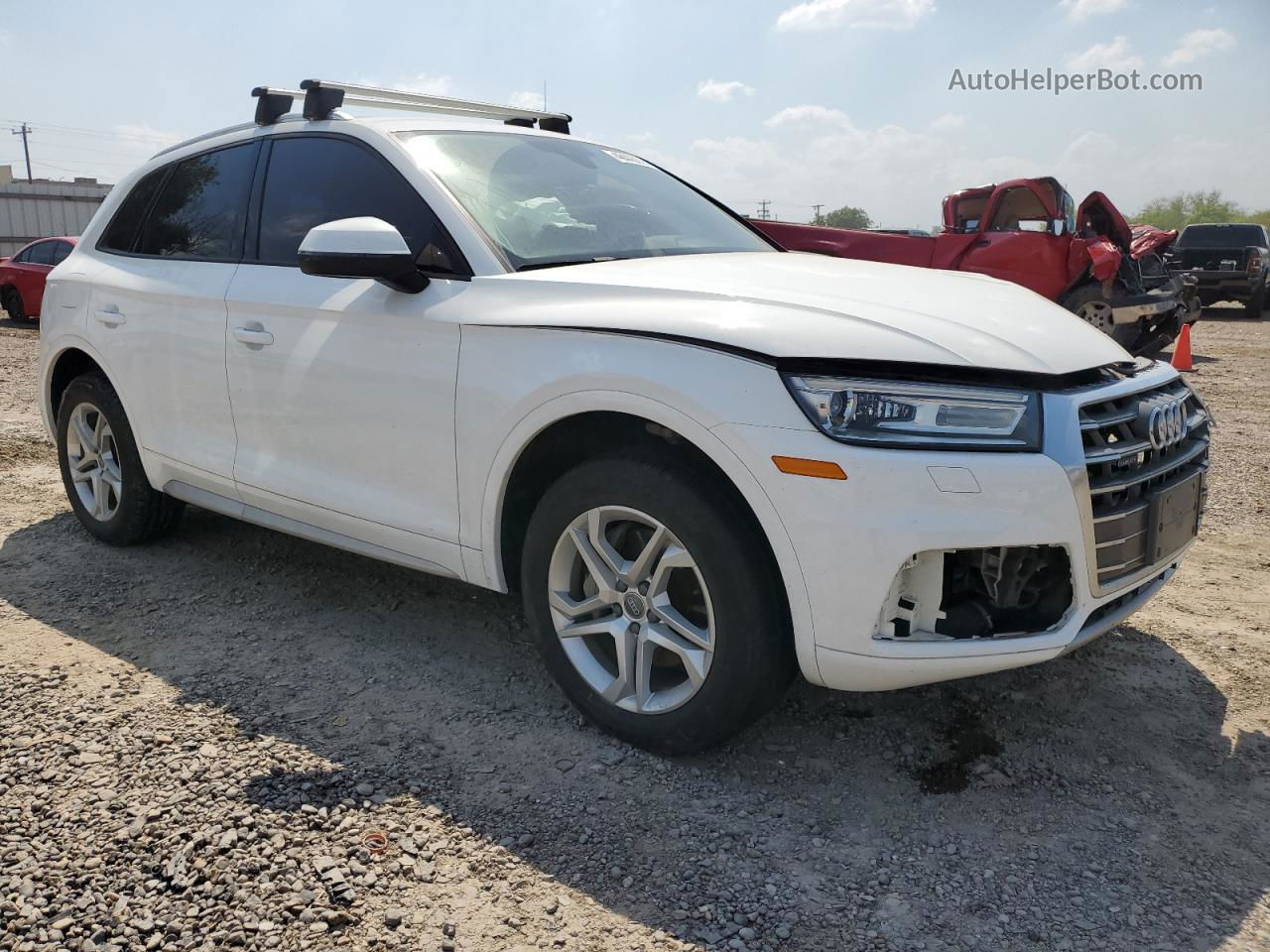 2018 Audi Q5 Premium White vin: WA1ANAFY9J2042806