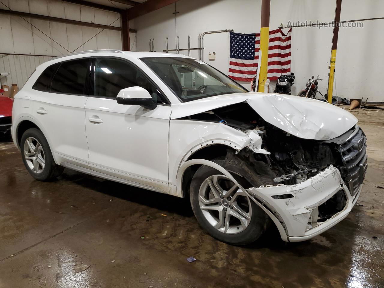 2018 Audi Q5 Premium White vin: WA1ANAFY9J2072114