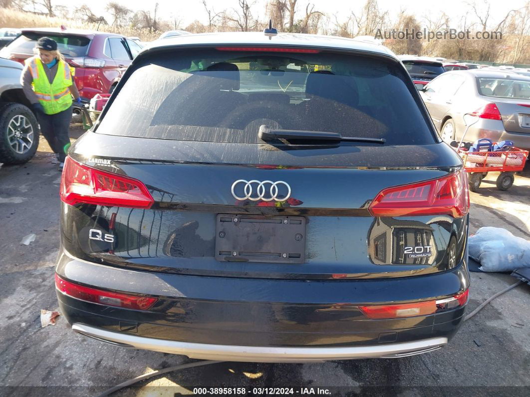 2018 Audi Q5 2.0t Premium/2.0t Tech Premium Черный vin: WA1ANAFY9J2132330