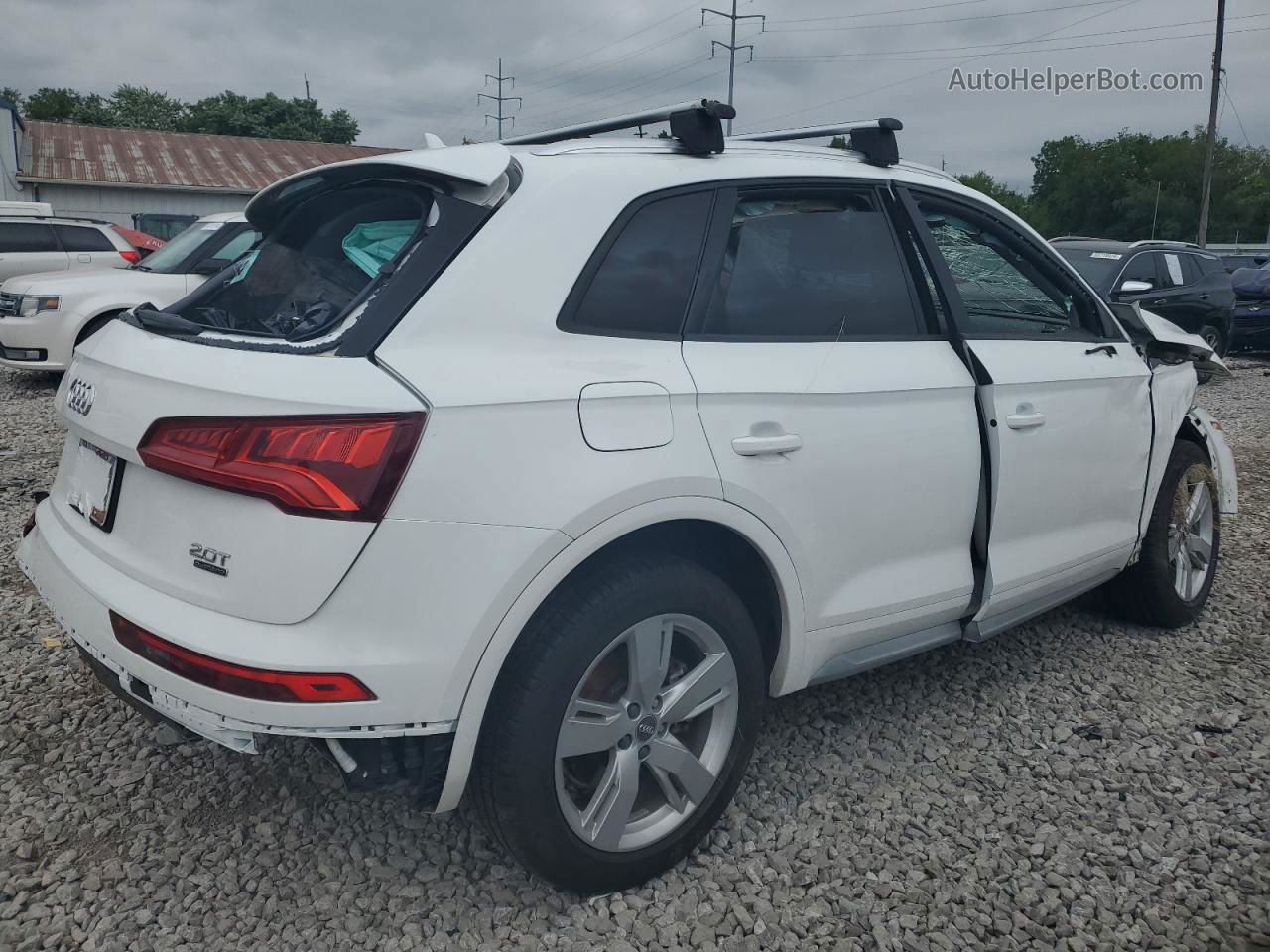 2018 Audi Q5 Premium White vin: WA1ANAFYXJ2010186