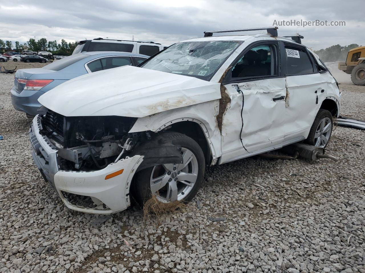 2018 Audi Q5 Premium White vin: WA1ANAFYXJ2010186