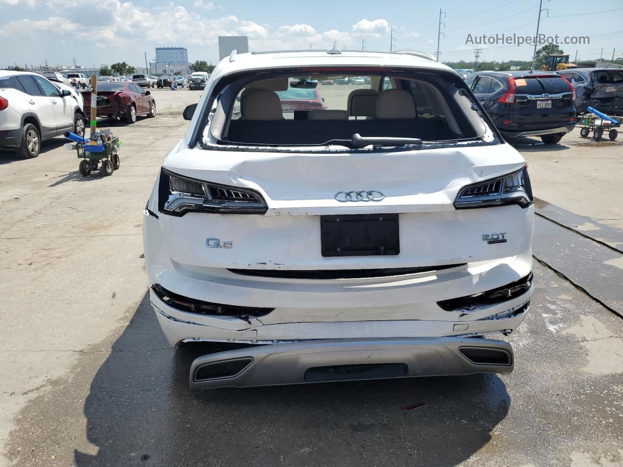 2018 Audi Q5 Premium White vin: WA1ANAFYXJ2064121