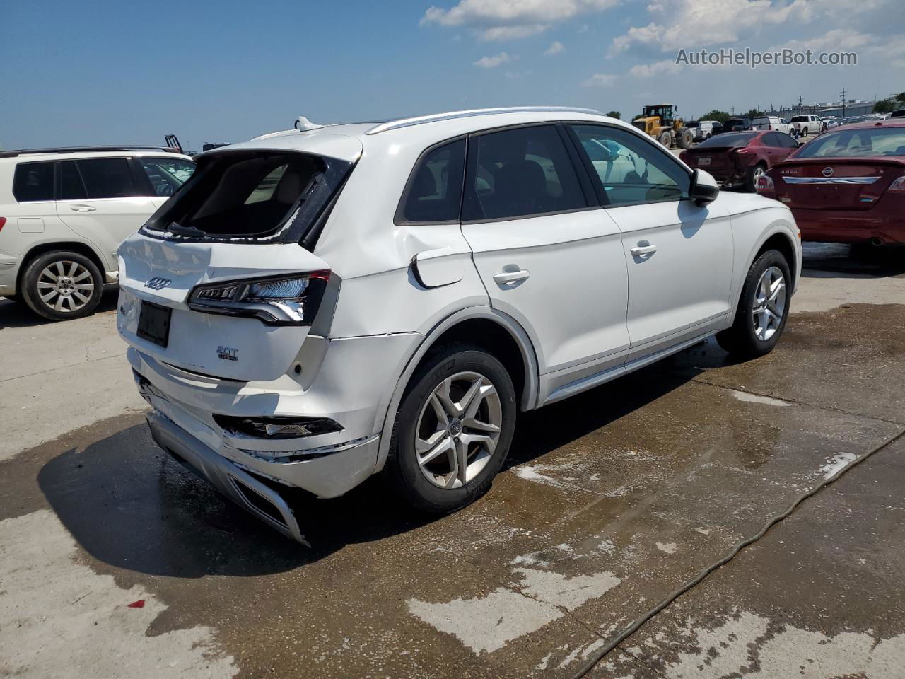 2018 Audi Q5 Premium White vin: WA1ANAFYXJ2064121