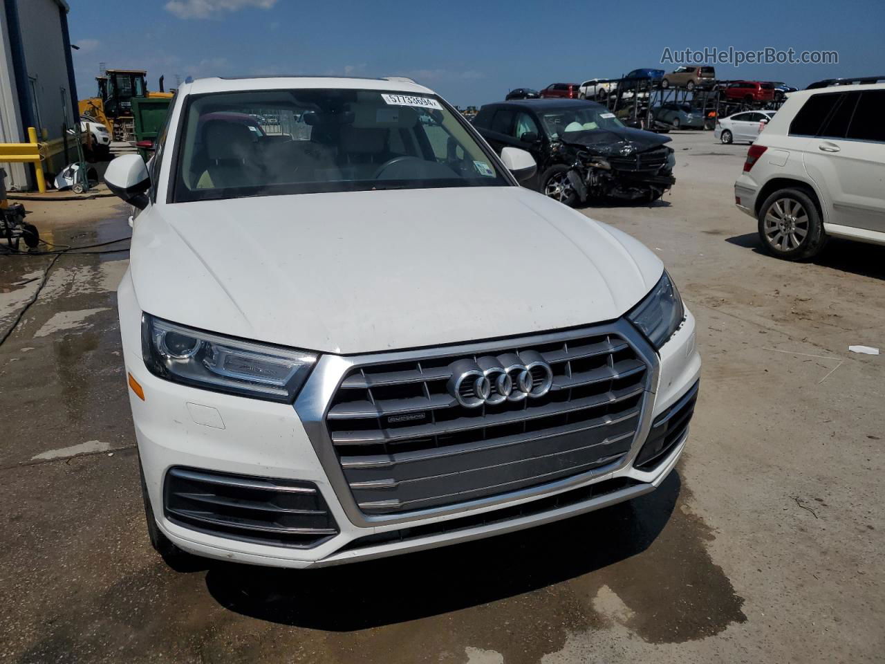 2018 Audi Q5 Premium White vin: WA1ANAFYXJ2064121