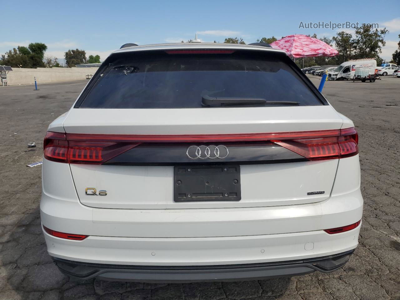 2020 Audi Q8 Premium White vin: WA1AVAF11LD005209