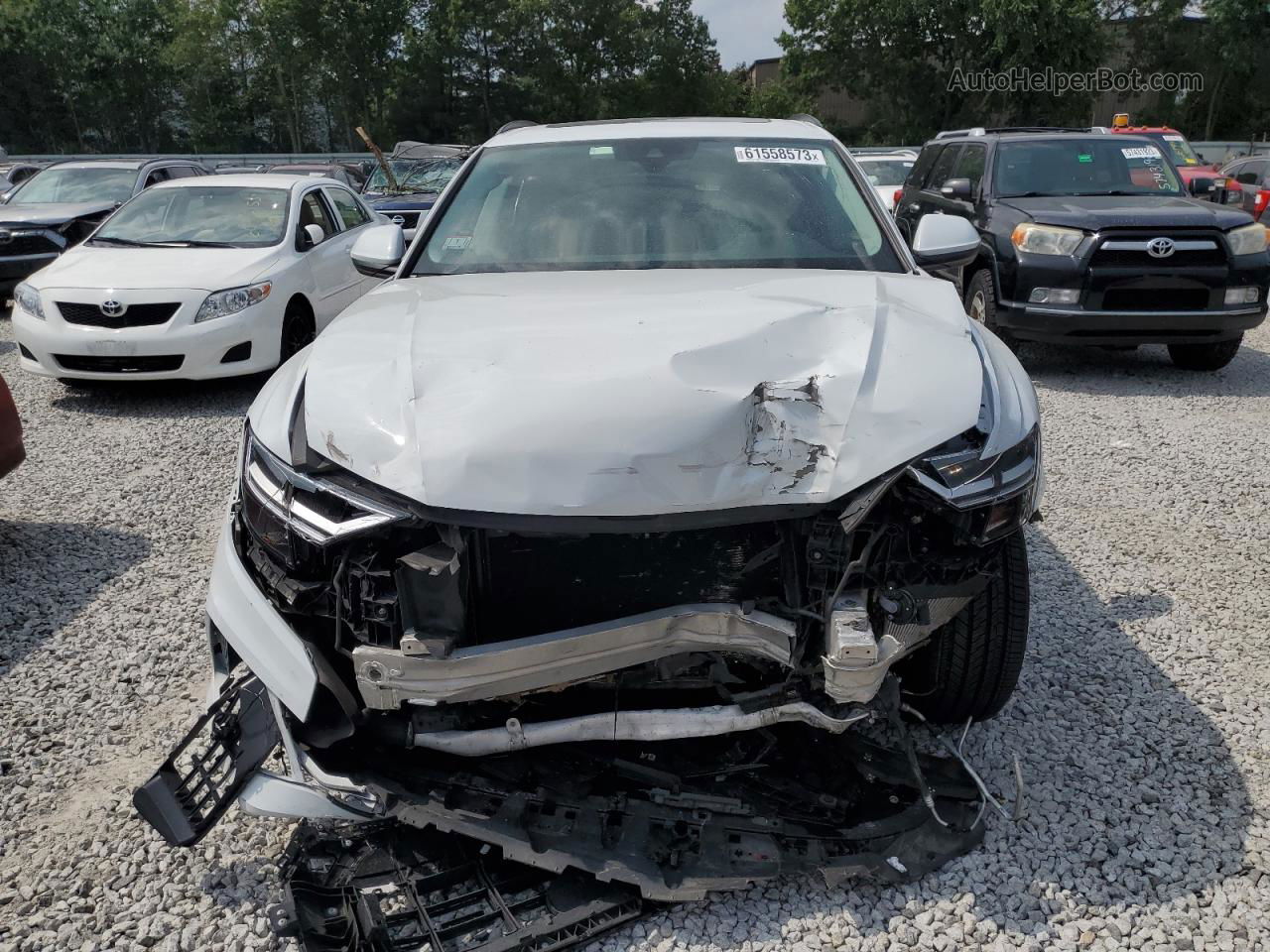 2020 Audi Q8 Premium White vin: WA1AVAF13LD023842