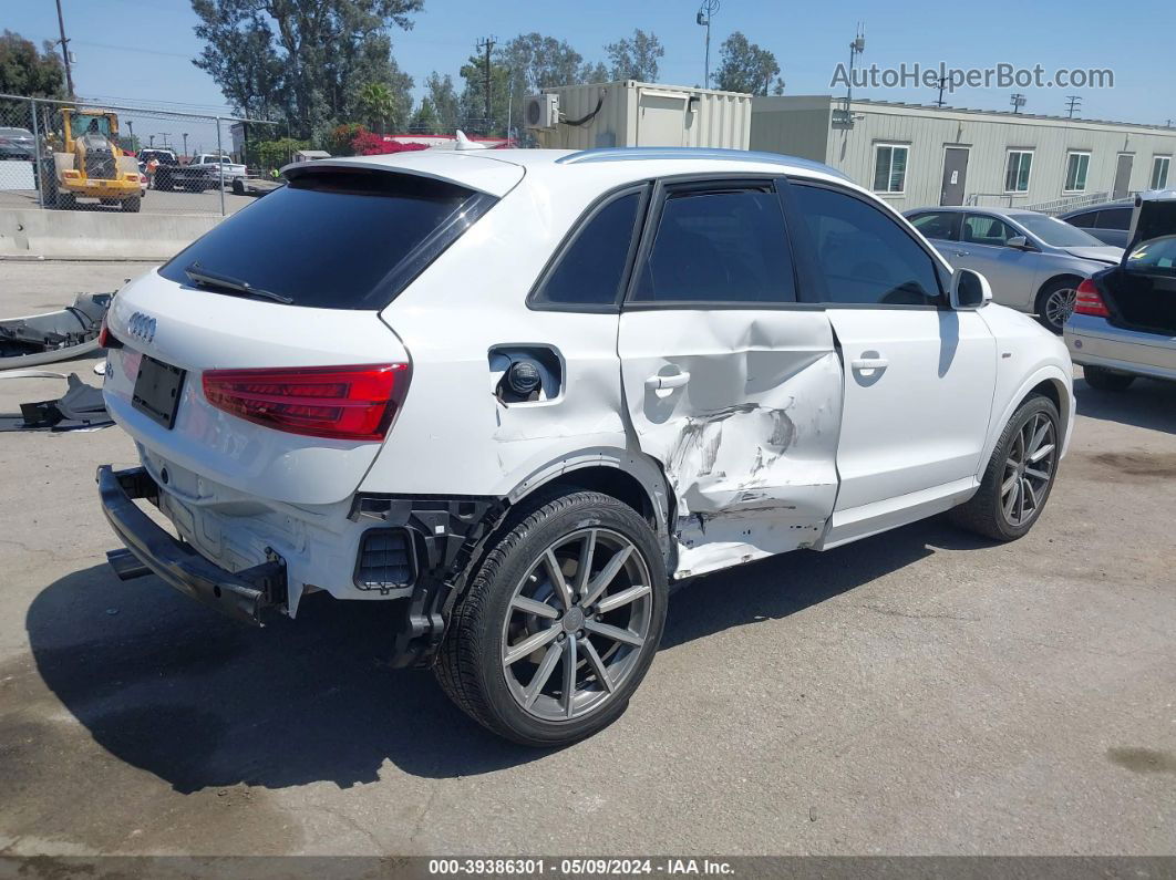 2018 Audi Q3 2.0t Premium/2.0t Sport Premium White vin: WA1BCCFS2JR024608