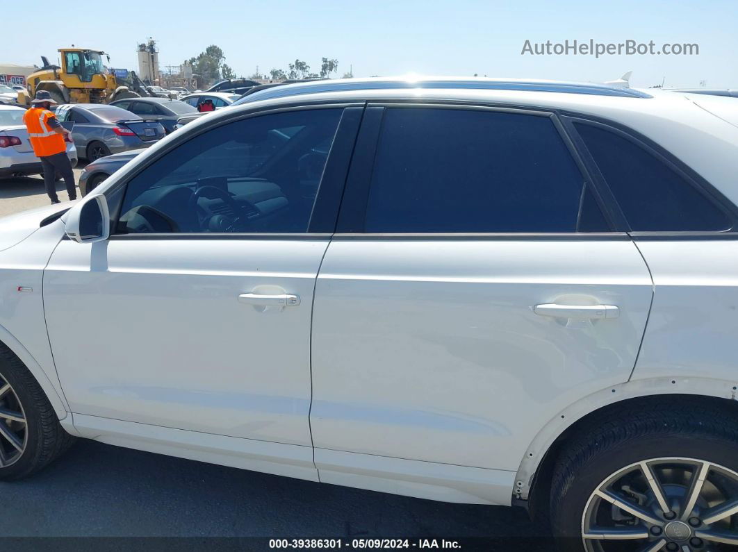 2018 Audi Q3 2.0t Premium/2.0t Sport Premium White vin: WA1BCCFS2JR024608