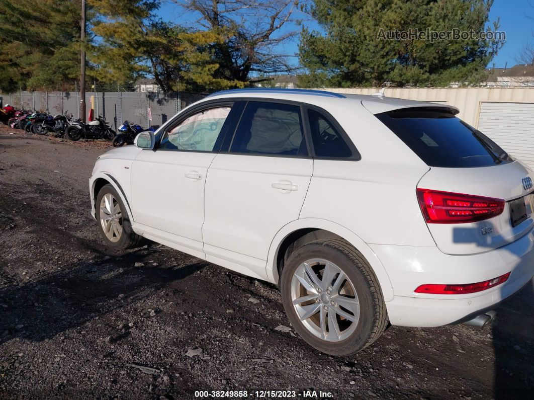 2018 Audi Q3 2.0t Premium White vin: WA1BCCFS4JR004408