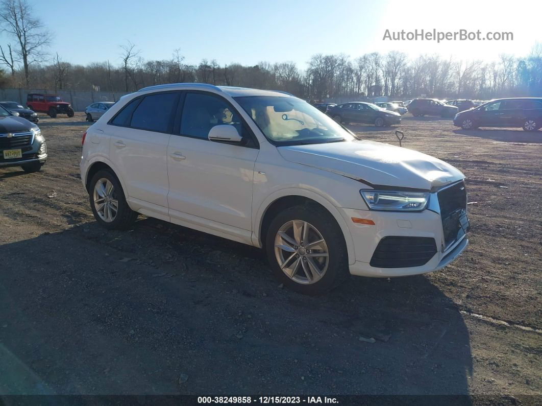 2018 Audi Q3 2.0t Premium White vin: WA1BCCFS4JR004408