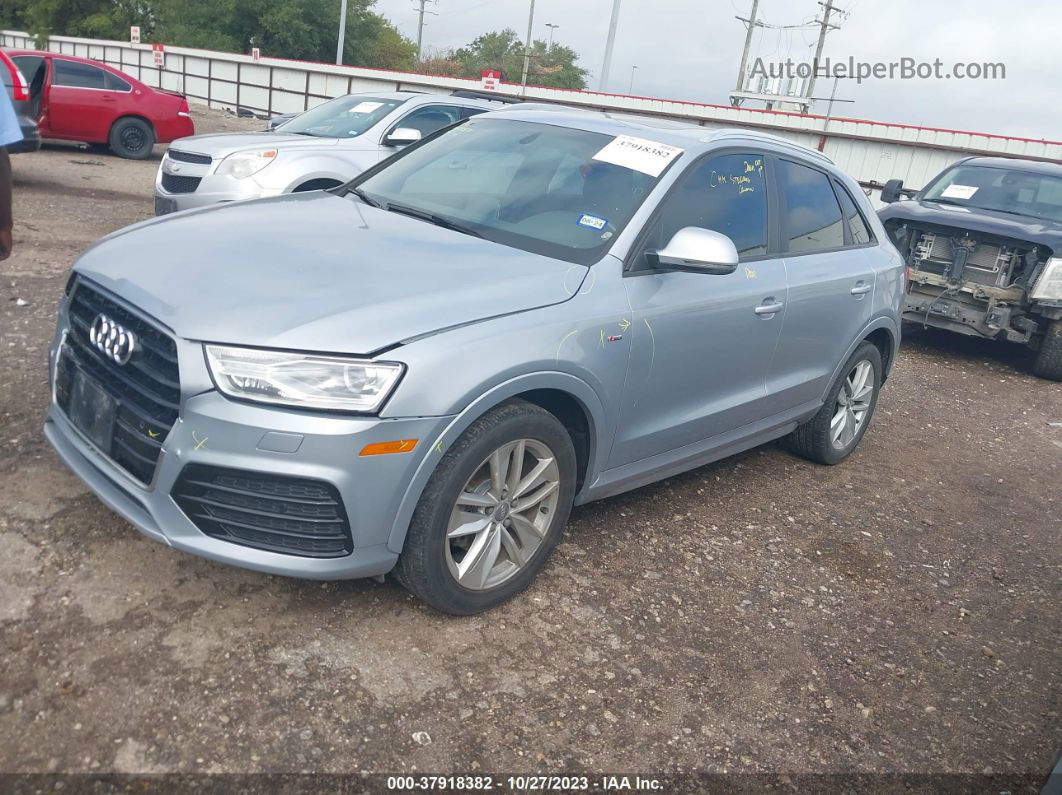 2018 Audi Q3 2.0t Sport Premium Серебряный vin: WA1BCCFS4JR022312