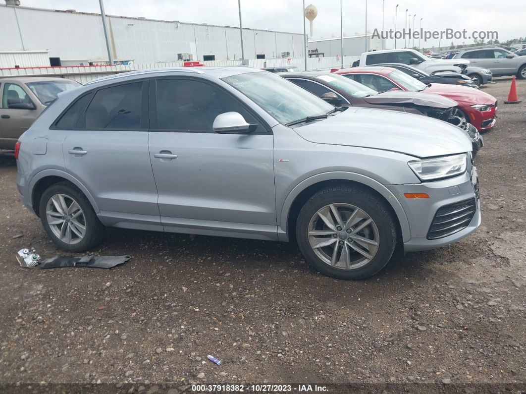 2018 Audi Q3 2.0t Sport Premium Серебряный vin: WA1BCCFS4JR022312