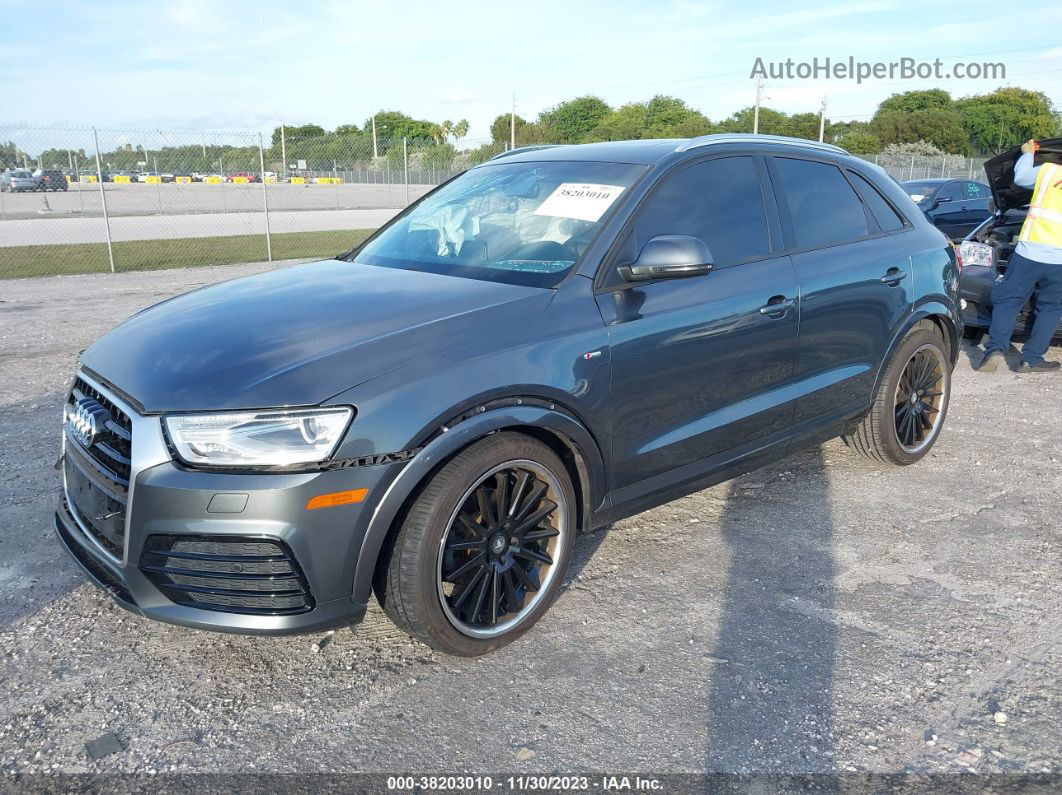 2018 Audi Q3 2.0t Sport Premium/2.0t Premium Gray vin: WA1BCCFS6JR005754