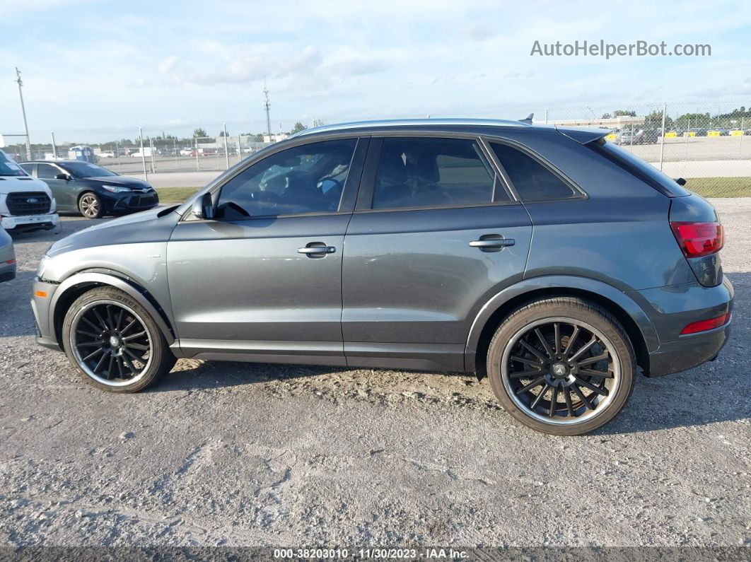 2018 Audi Q3 2.0t Sport Premium/2.0t Premium Gray vin: WA1BCCFS6JR005754