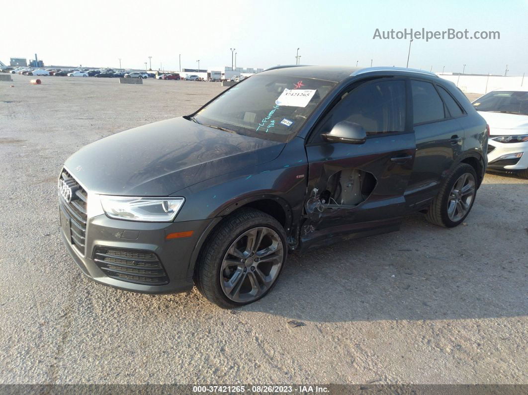 2018 Audi Q3 Premium/sport Premium Gray vin: WA1BCCFS6JR007018