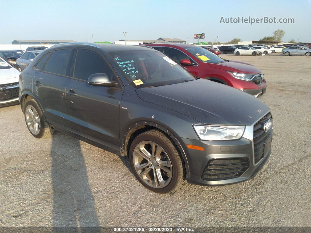 2018 Audi Q3 Premium/sport Premium Gray vin: WA1BCCFS6JR007018